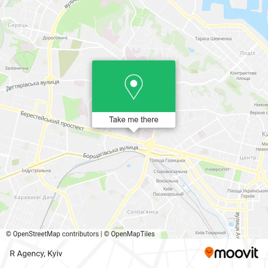 R Agency map