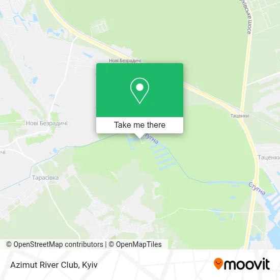 Azimut River Club map