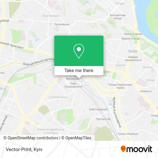 Vector-Print map