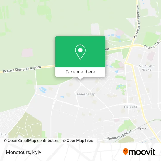 Monotours map