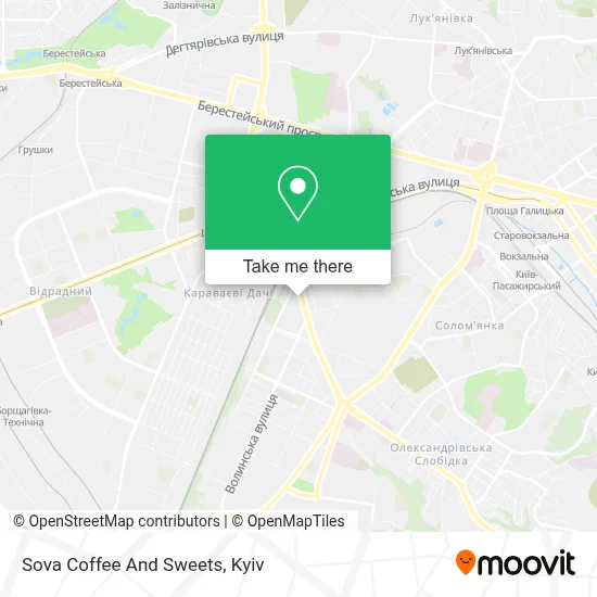 Sova Coffee And Sweets map