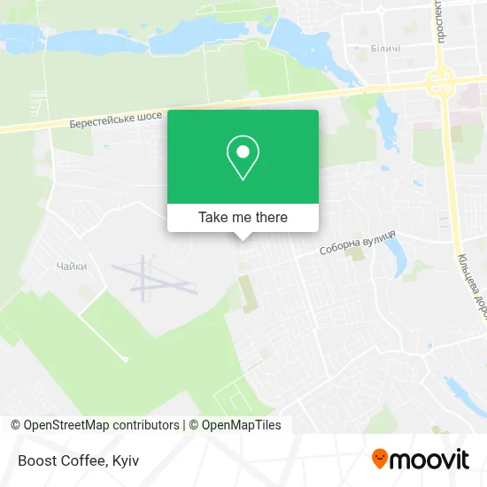 Boost Coffee map