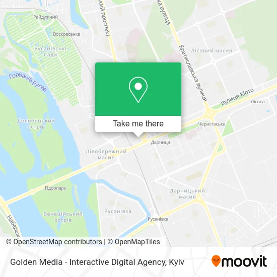 Golden Media - Interactive Digital Agency map