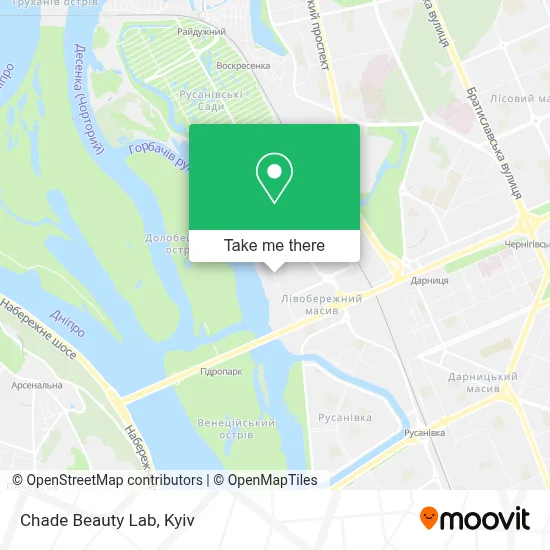 Chade Beauty Lab map