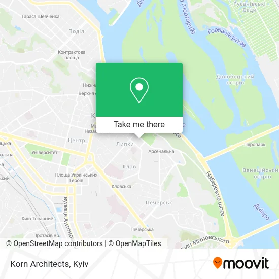 Korn Architects map