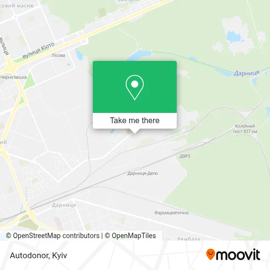 Autodonor map