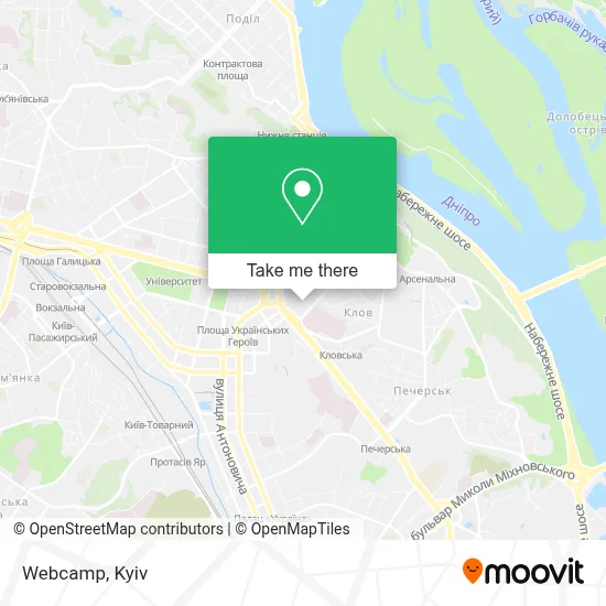 Webcamp map