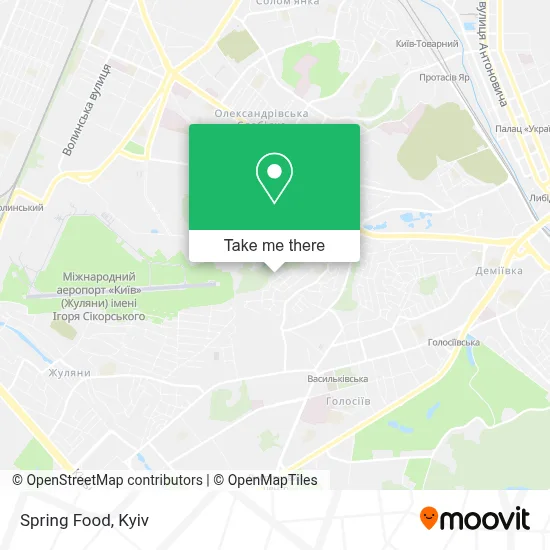 Spring Food map
