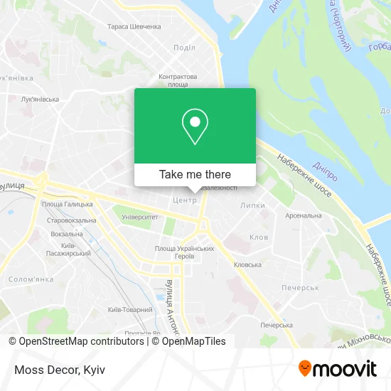 Moss Decor map