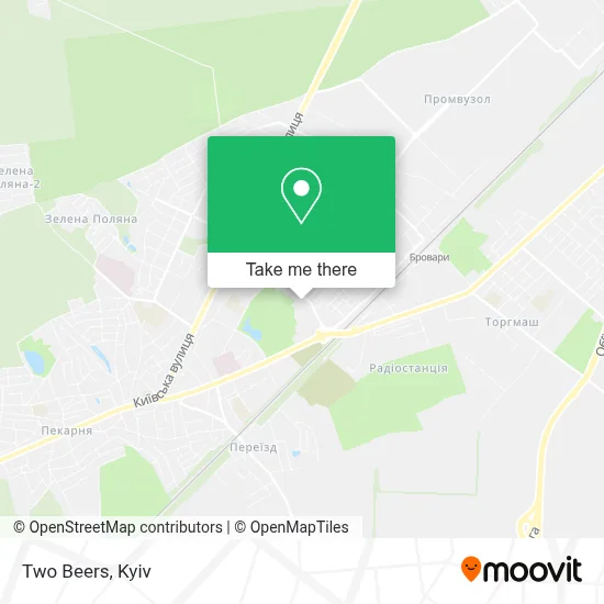 Two Beers map
