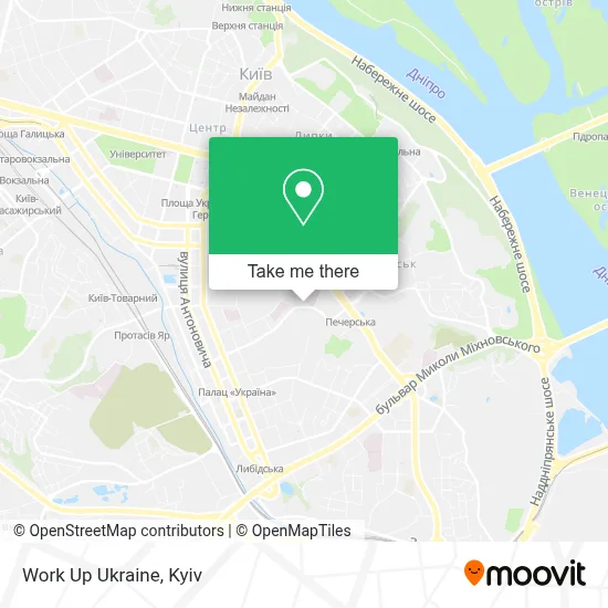 Work Up Ukraine map