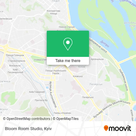 Bloom Room Studio map