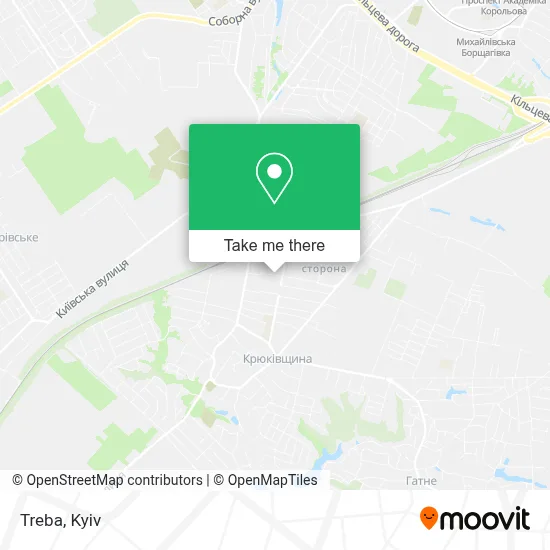 Treba map