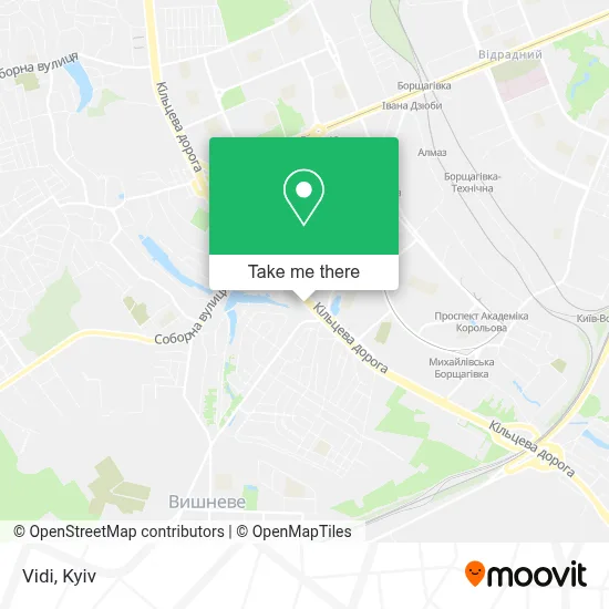 Vidi map