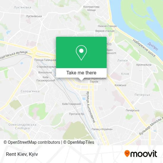 Rent Kiev map