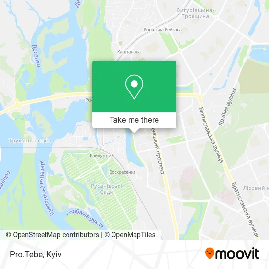 Pro.Tebe map