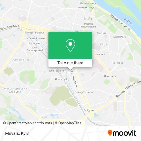 Mevals map