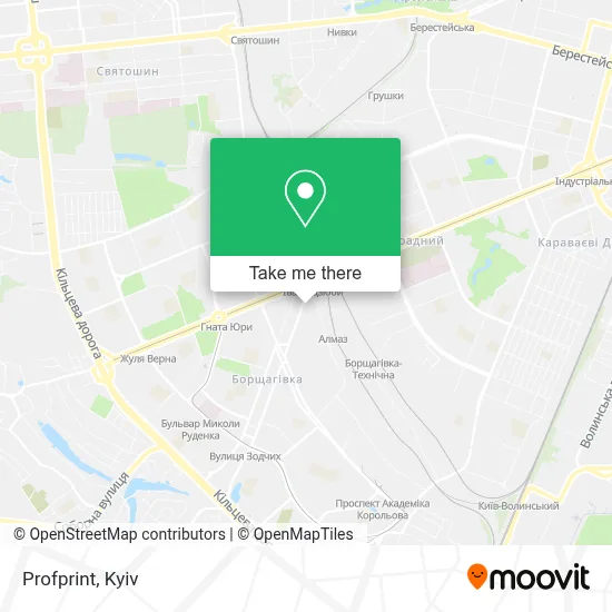 Profprint map