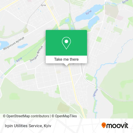 Irpin Utilities Service map