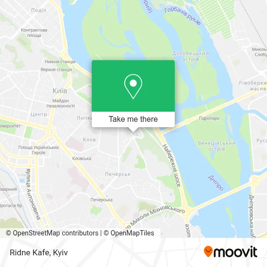 Ridne Kafe map