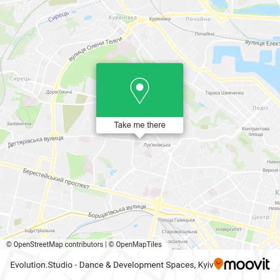 Evolution.Studio - Dance & Development Spaces map