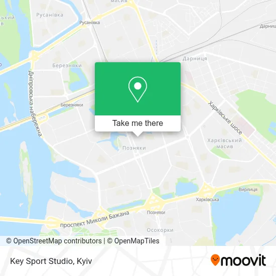 Key Sport Studio map