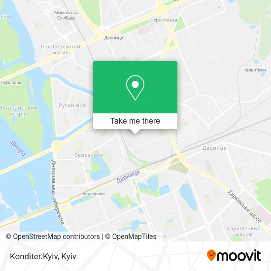Konditer.Kyiv map