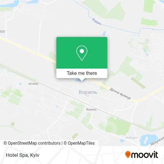 Hotel Spa map