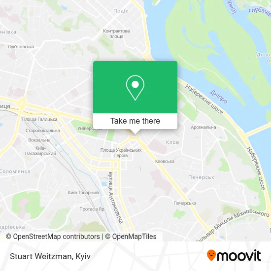 Stuart Weitzman map