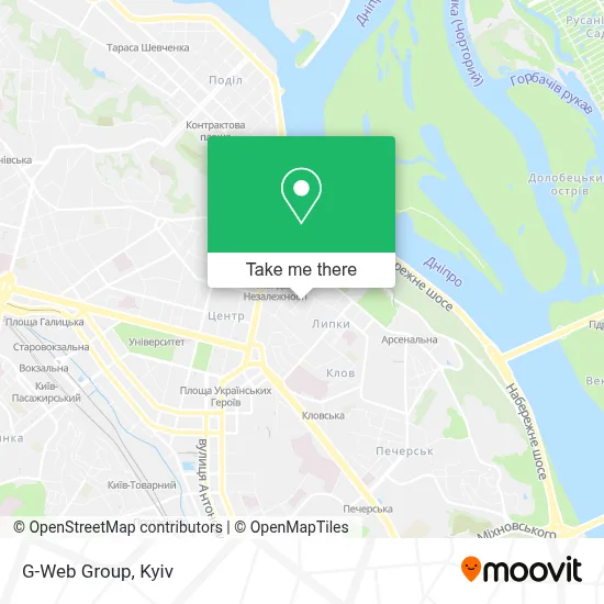 G-Web Group map