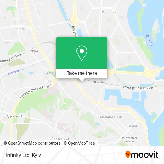 Infinity Ltd map