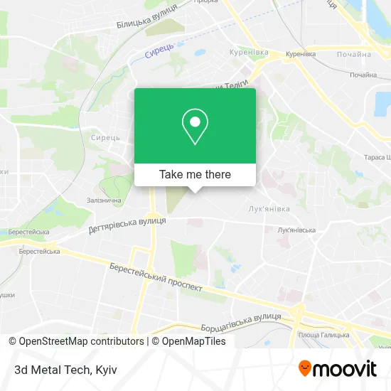 3d Metal Tech map