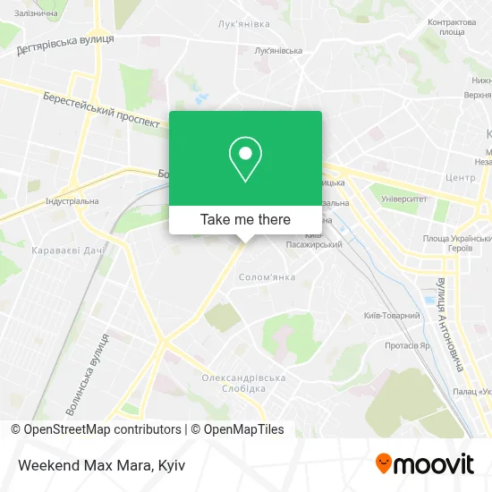 Weekend Max Mara map