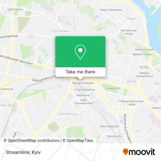 Streamline map