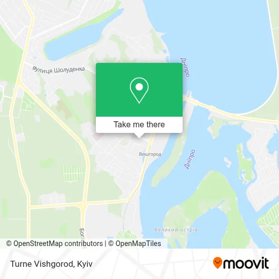 Turne Vishgorod map