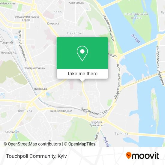 Touchpoll Community map