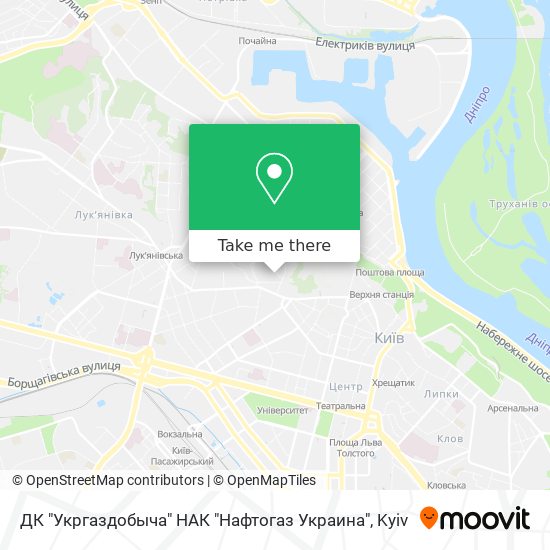 ДК "Укргаздобыча" НАК "Нафтогаз Украина" map