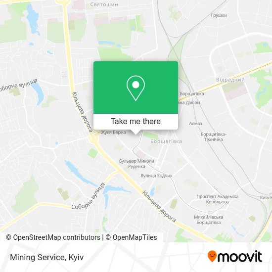 Mining Service map