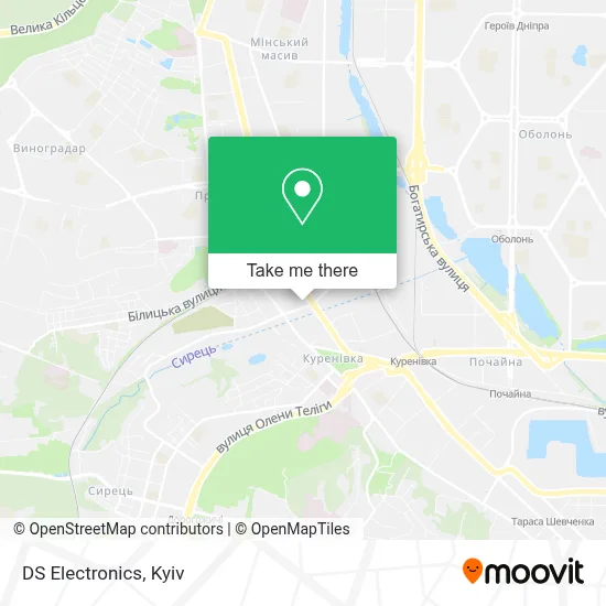 DS Electronics map