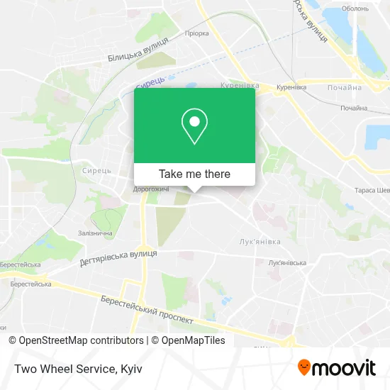 Two Wheel Service map