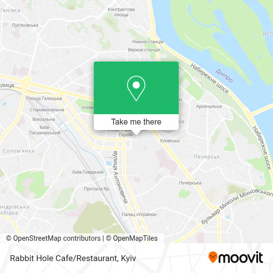 Rabbit Hole Cafe/Restaurant map