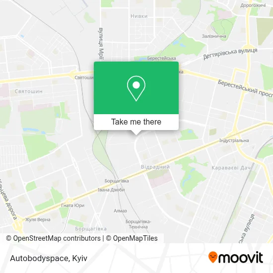 Autobodyspace map