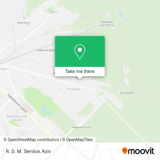 R. D. M. Service map