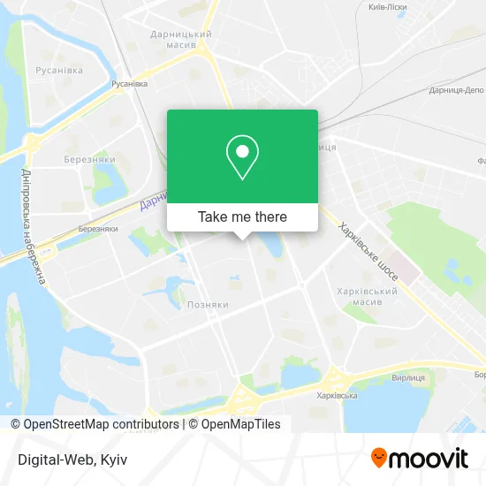 Digital-Web map