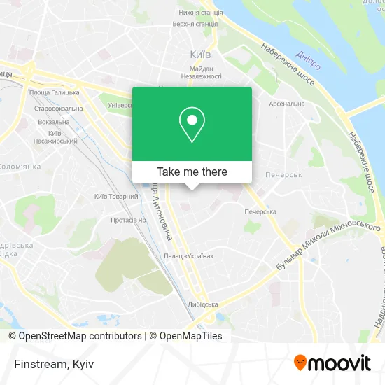 Finstream map