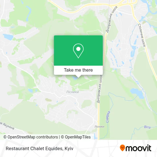 Restaurant Chalet Equides map