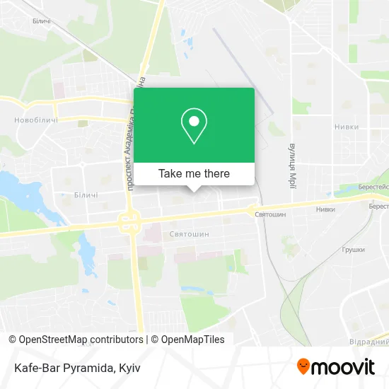 Kafe-Bar Pyramida map