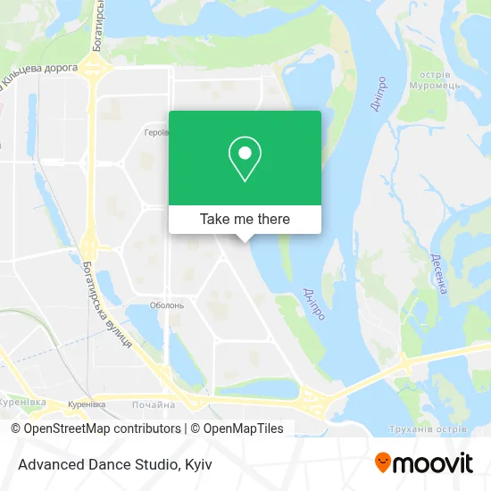Advanced Dance Studio map