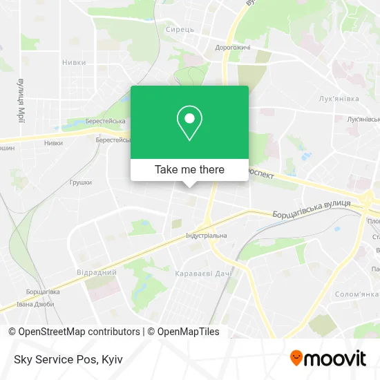 Sky Service Pos map