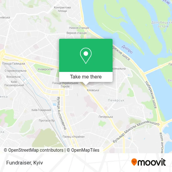Fundraiser map